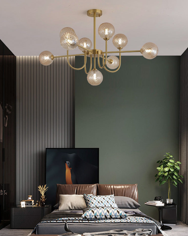 Luxury Globe Glass Chandelier - LM1082 - Lumora