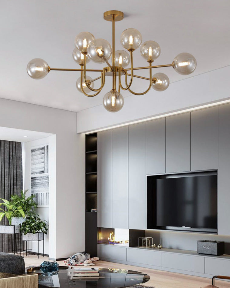 Luxury Globe Glass Chandelier - LM1082 - Lumora