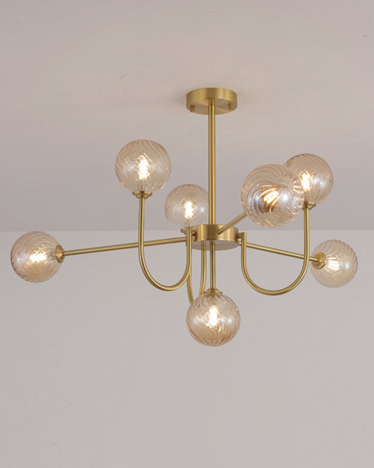 Luxury Globe Glass Chandelier - LM1082 - Lumora