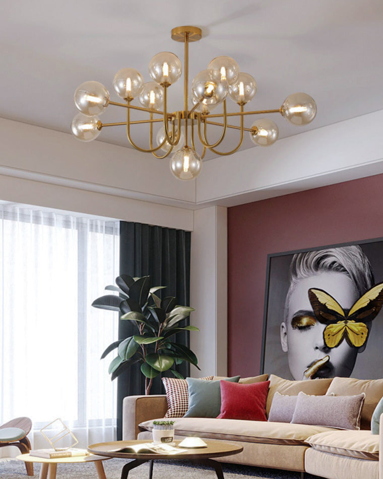 Luxury Globe Glass Chandelier - LM1082 - Lumora