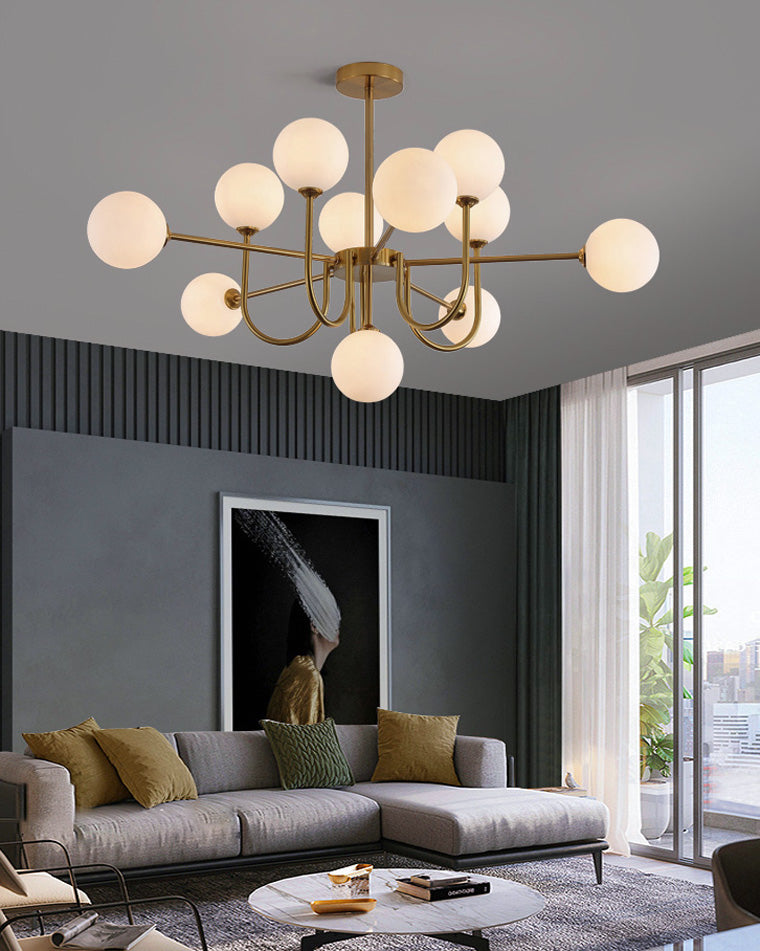 Luxury Globe Glass Chandelier - LM1082 - Lumora