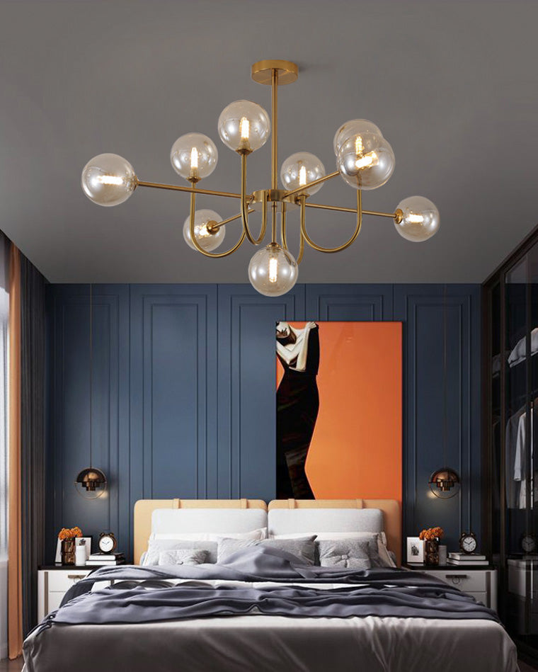 Luxury Globe Glass Chandelier - LM1082 - Lumora