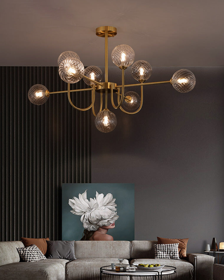 Luxury Globe Glass Chandelier - LM1082 - Lumora