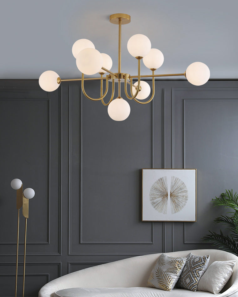 Luxury Globe Glass Chandelier - LM1082 - Lumora