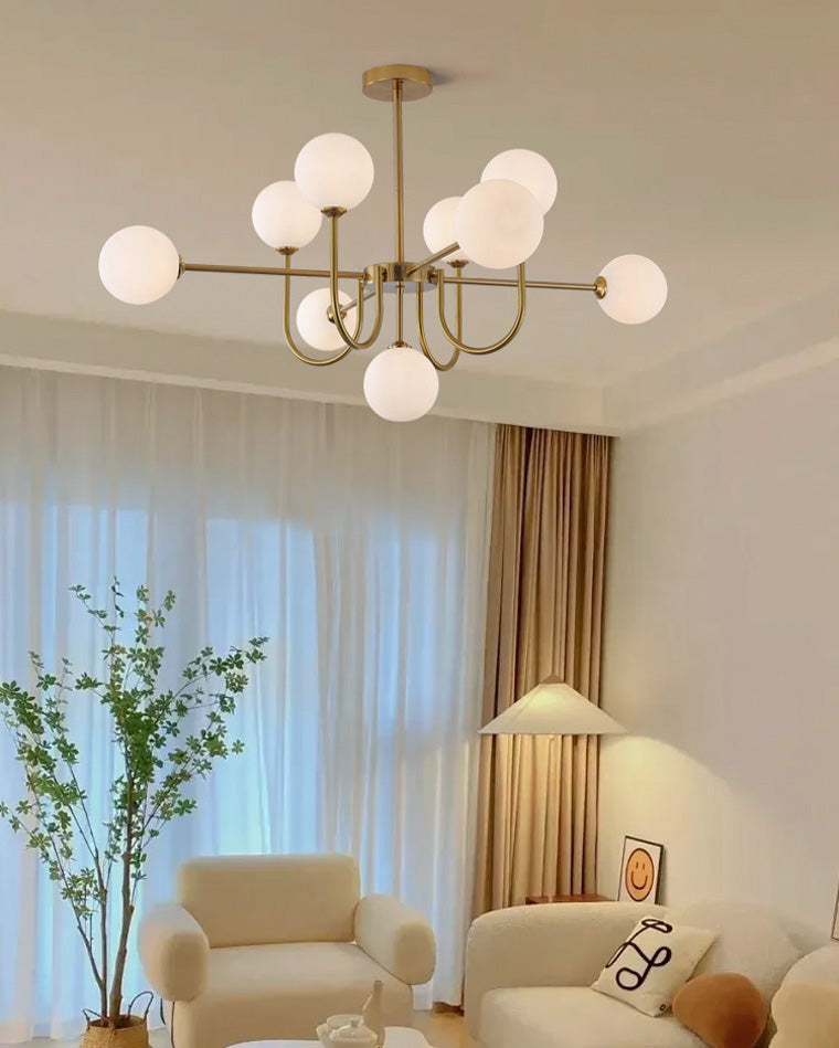 Luxury Globe Glass Chandelier - LM1082 - Lumora