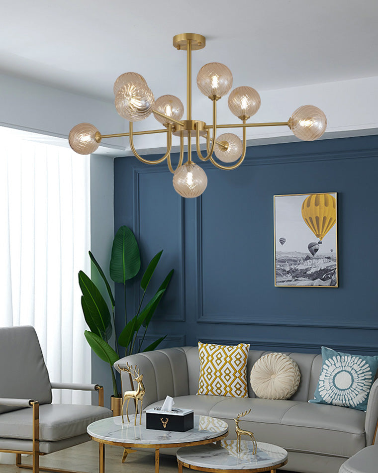 Luxury Globe Glass Chandelier - LM1082 - Lumora