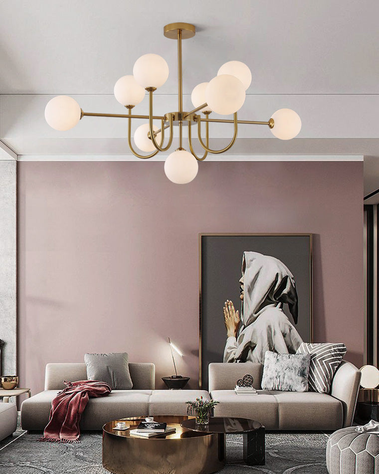Luxury Globe Glass Chandelier - LM1082 - Lumora