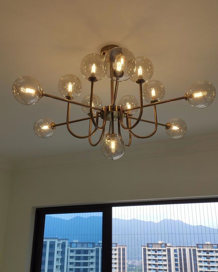 Luxury Globe Glass Chandelier - LM1082 - Lumora