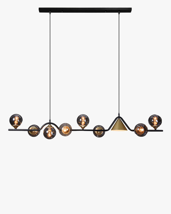 Modern Wave LED Chandelier - LM1071 - Lumora