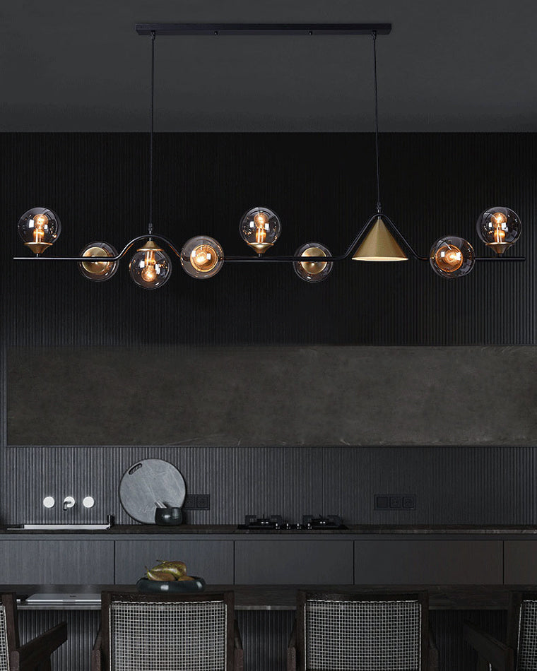 Modern Wave LED Chandelier - LM1071 - Lumora