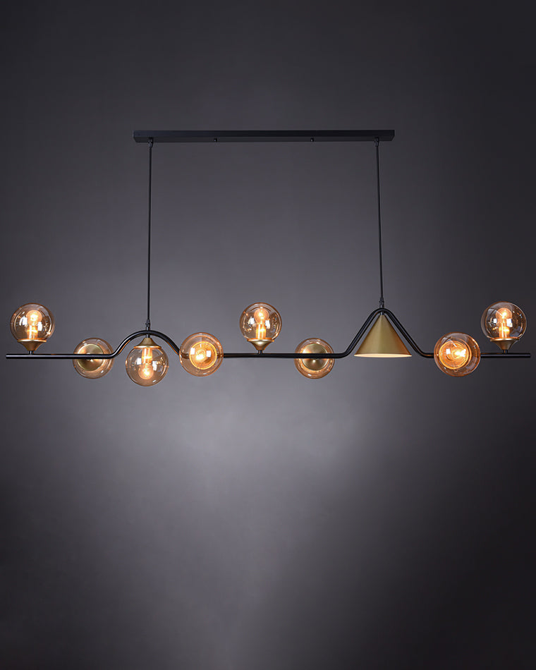 Modern Wave LED Chandelier - LM1071 - Lumora