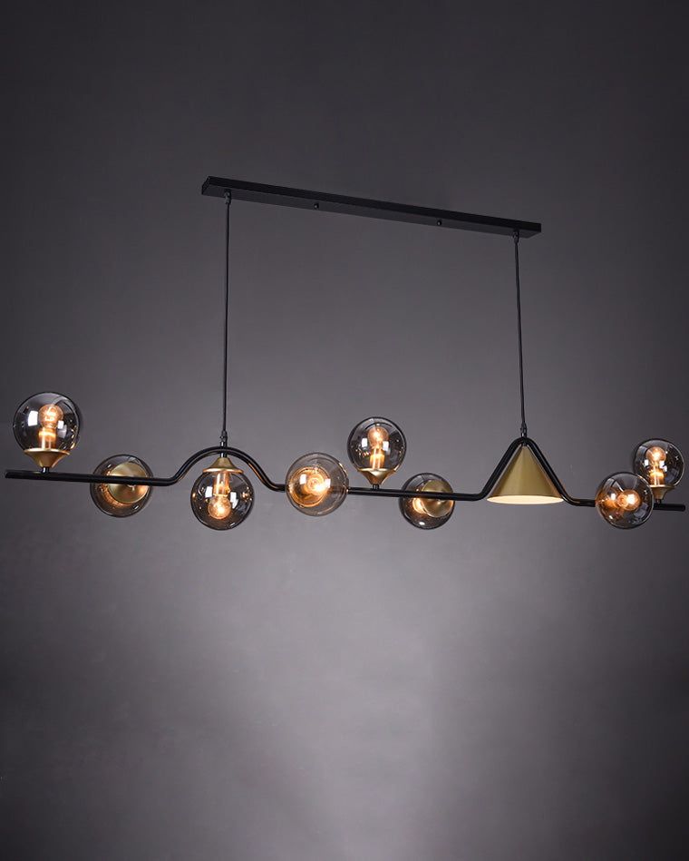 Modern Wave LED Chandelier - LM1071 - Lumora