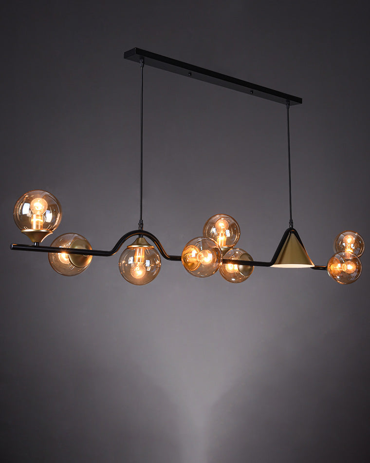 Modern Wave LED Chandelier - LM1071 - Lumora