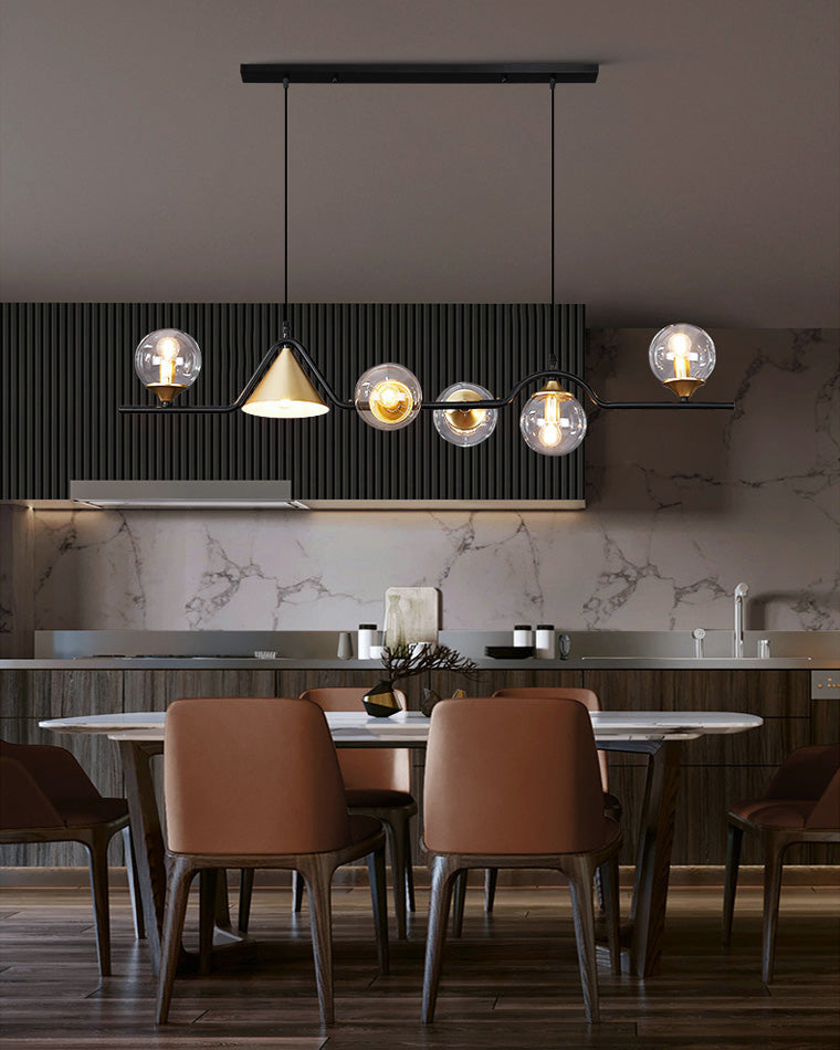 Modern Wave LED Chandelier - LM1071 - Lumora