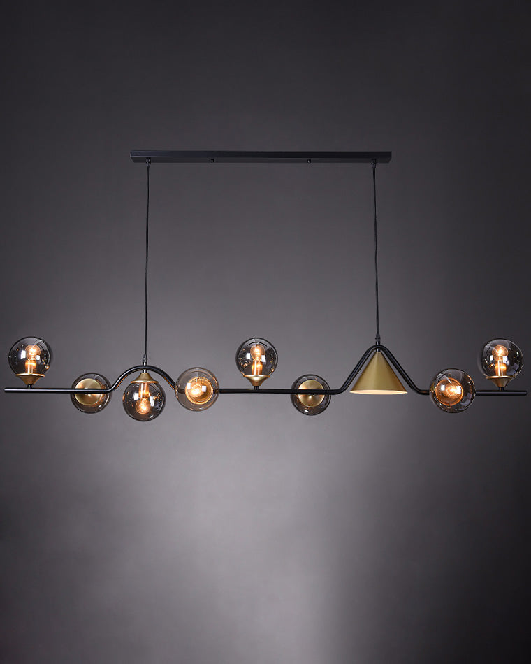 Modern Wave LED Chandelier - LM1071 - Lumora