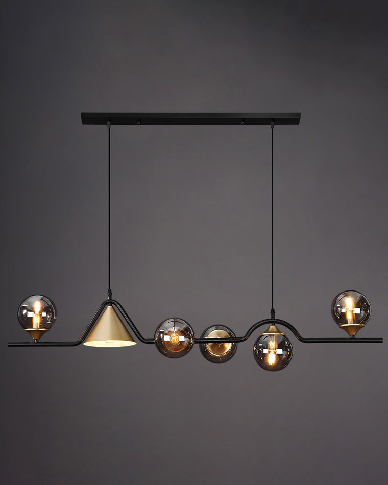 Modern Wave LED Chandelier - LM1071 - Lumora