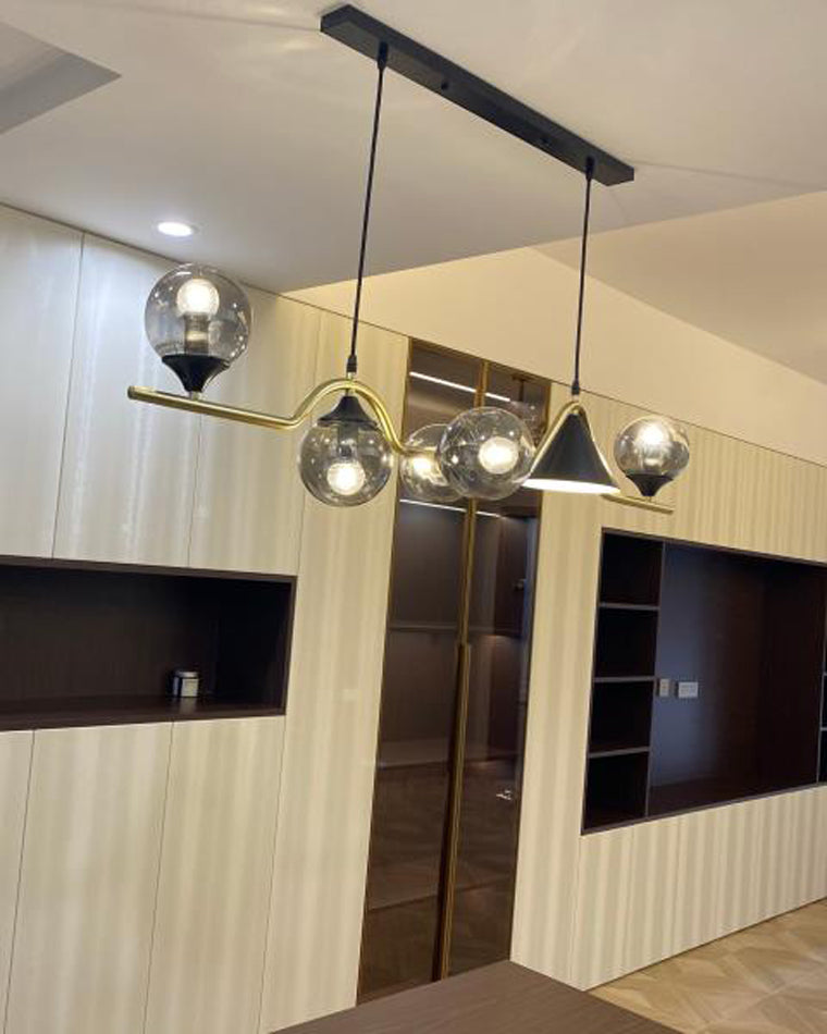 Modern Wave LED Chandelier - LM1071 - Lumora
