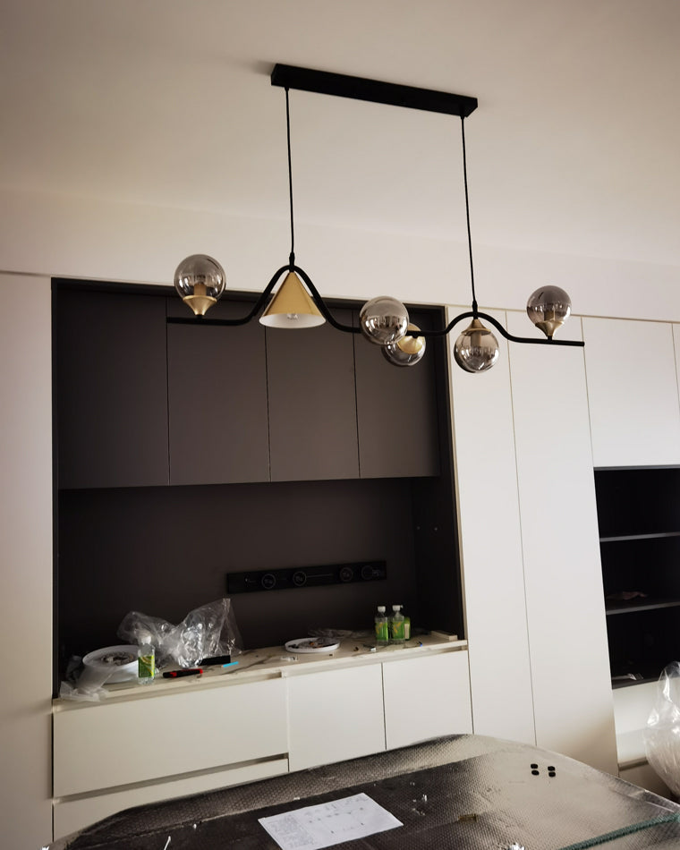 Modern Wave LED Chandelier - LM1071 - Lumora