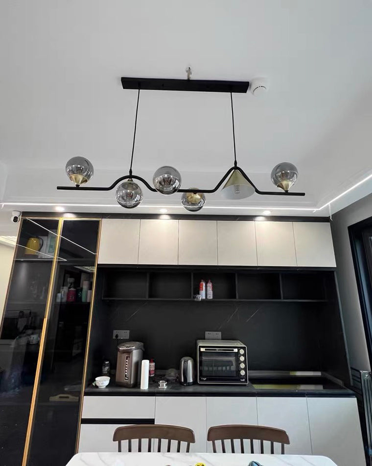 Modern Wave LED Chandelier - LM1071 - Lumora