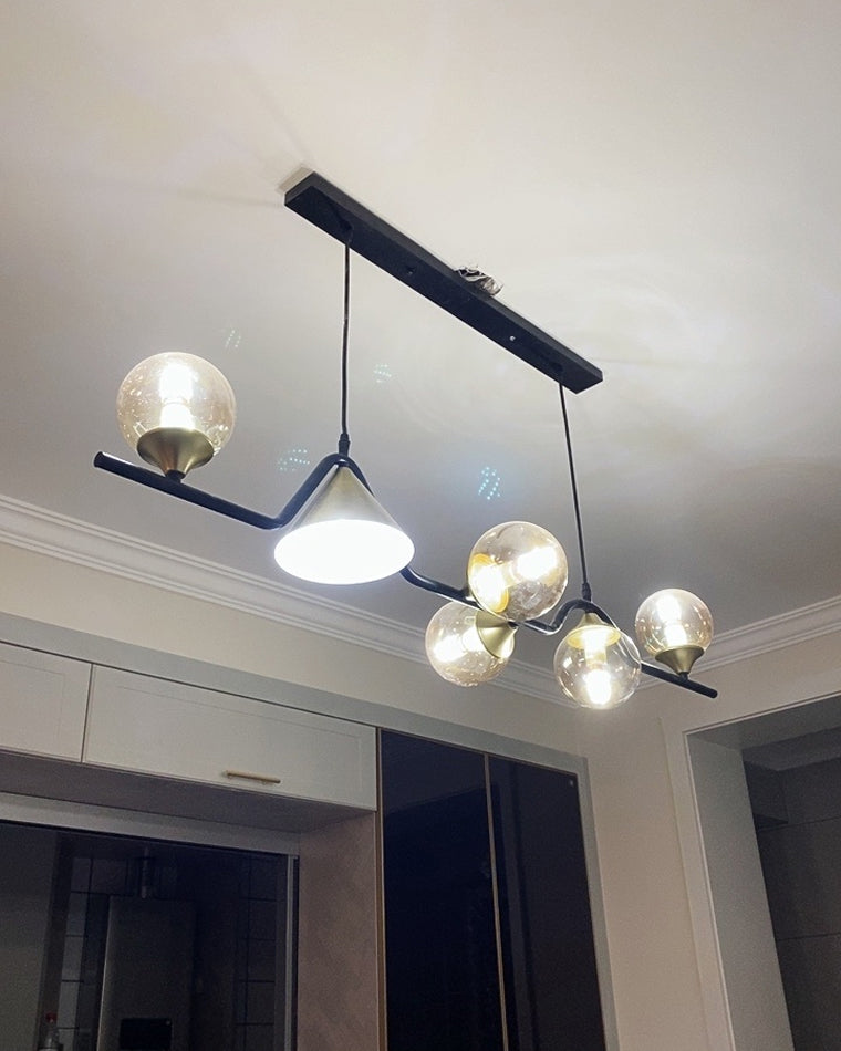 Modern Wave LED Chandelier - LM1071 - Lumora