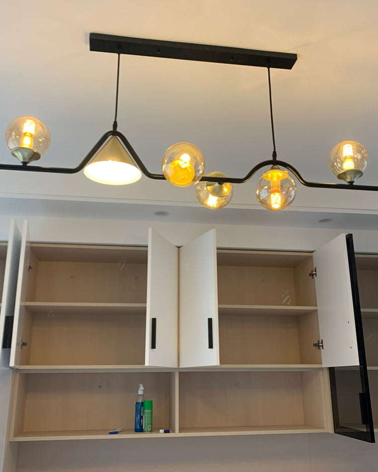 Modern Wave LED Chandelier - LM1071 - Lumora