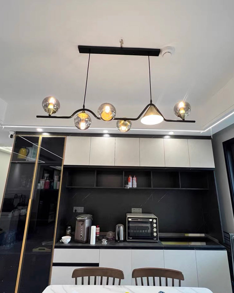 Modern Wave LED Chandelier - LM1071 - Lumora