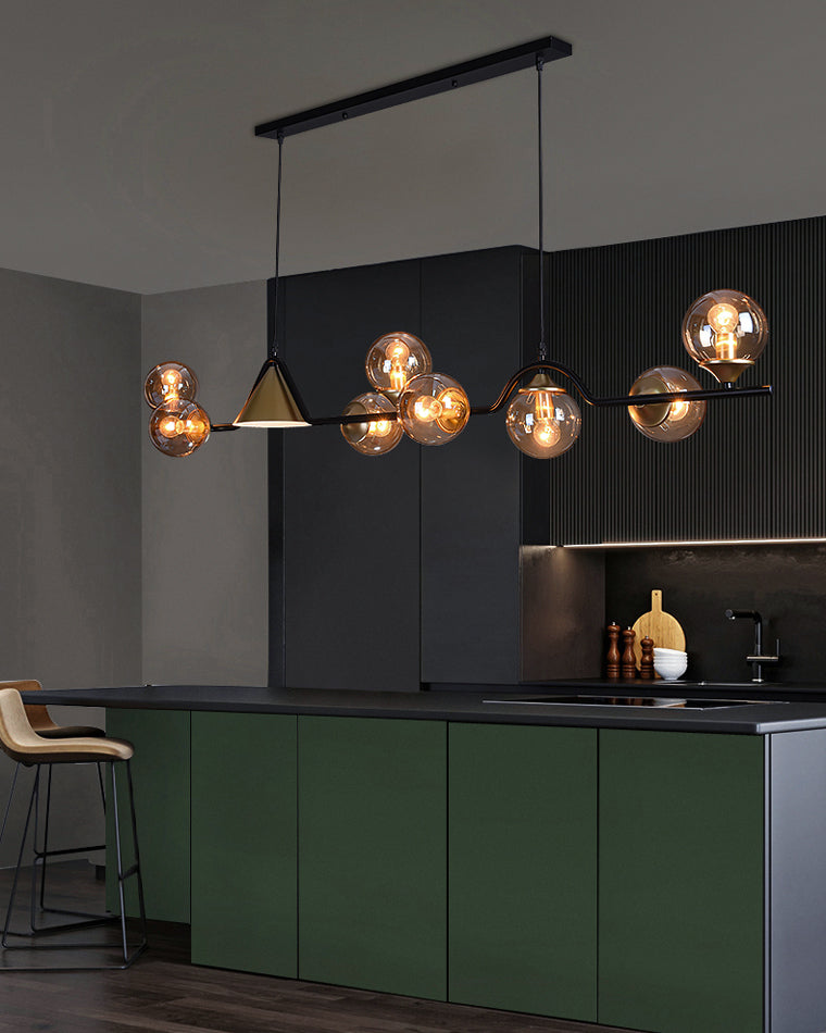 Modern Wave LED Chandelier - LM1071 - Lumora