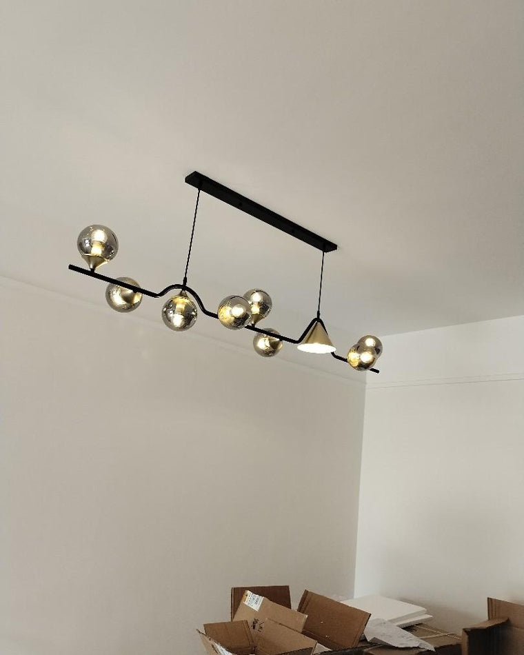 Modern Wave LED Chandelier - LM1071 - Lumora