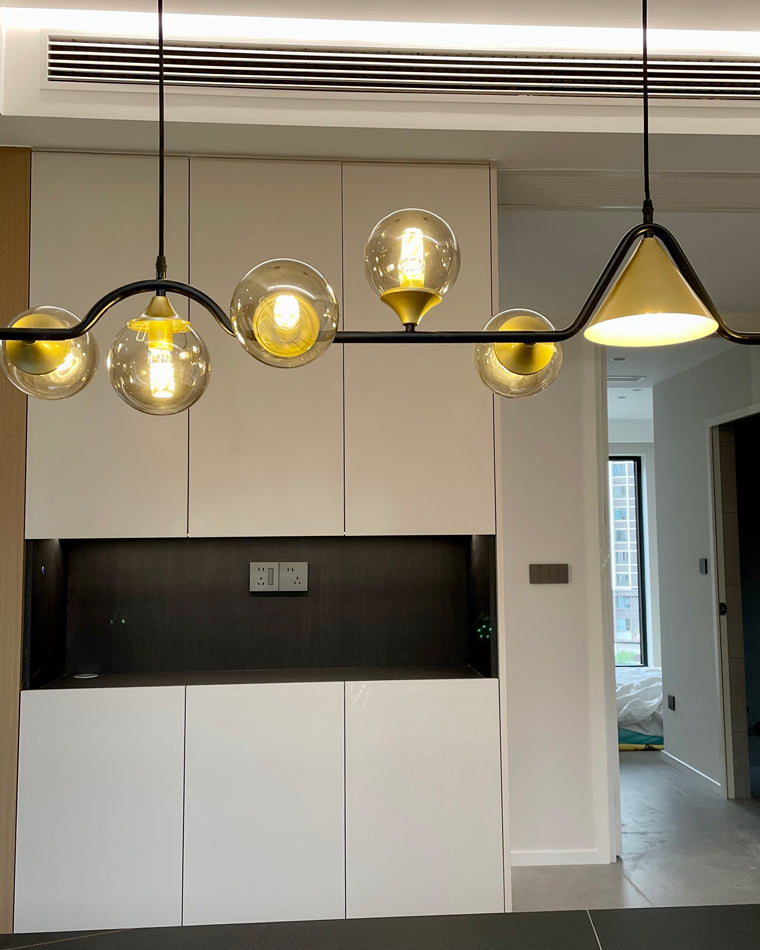 Modern Wave LED Chandelier - LM1071 - Lumora