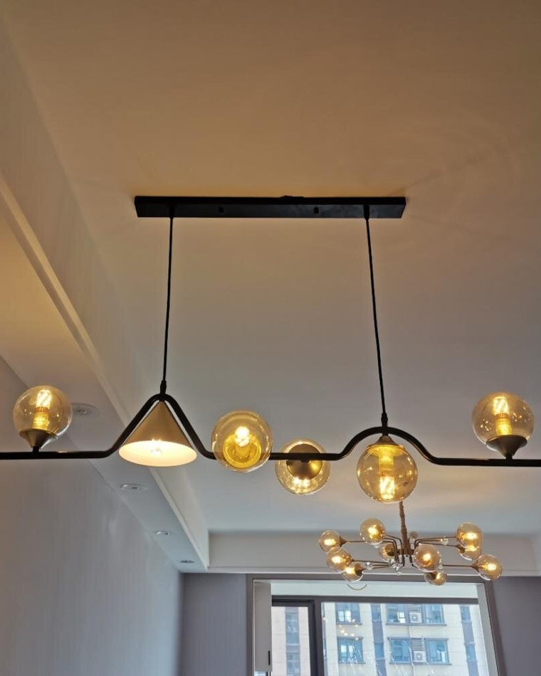 Modern Wave LED Chandelier - LM1071 - Lumora