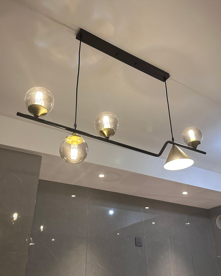 Modern Wave LED Chandelier - LM1071 - Lumora