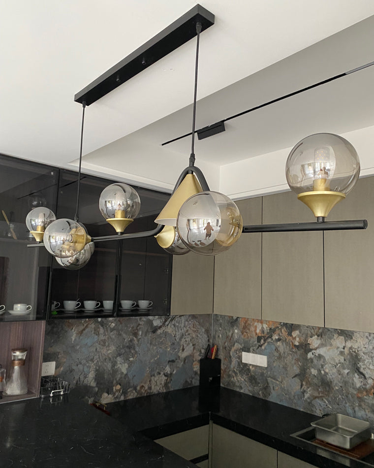 Modern Wave LED Chandelier - LM1071 - Lumora