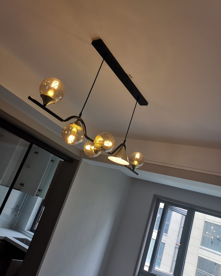 Modern Wave LED Chandelier - LM1071 - Lumora