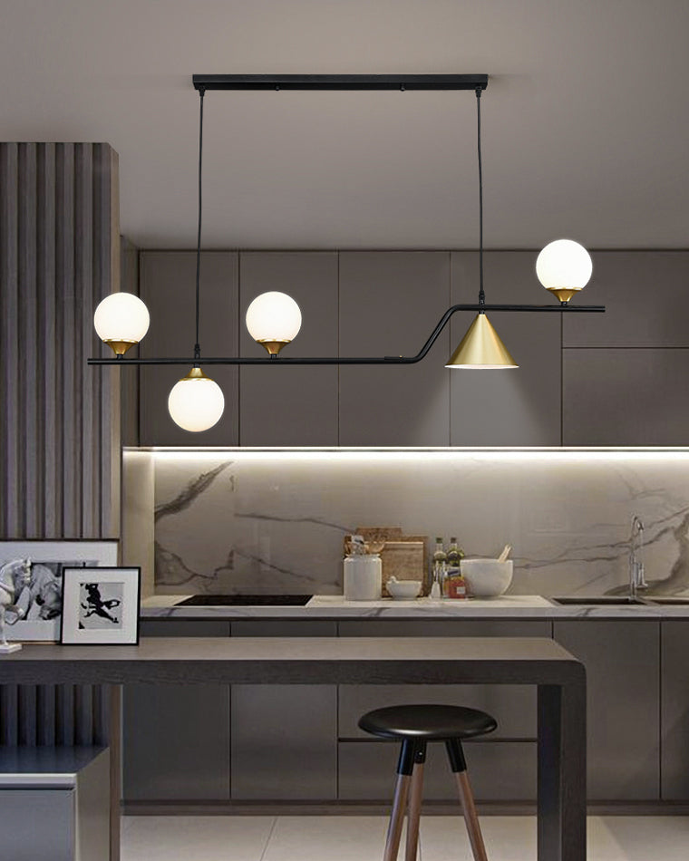 Modern Wave LED Chandelier - LM1071 - Lumora