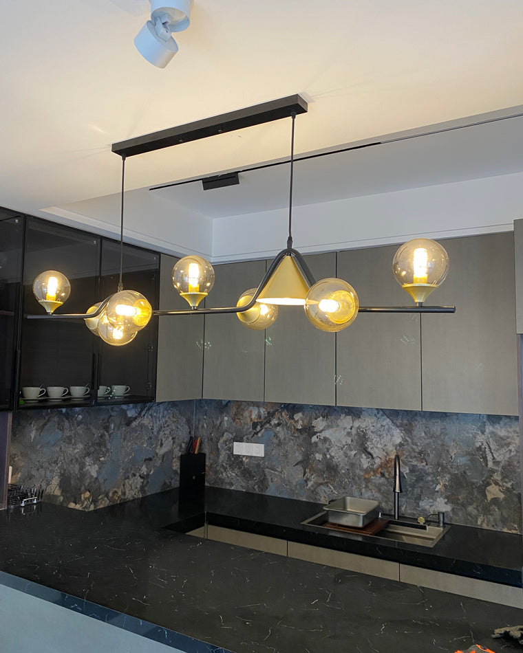 Modern Wave LED Chandelier - LM1071 - Lumora