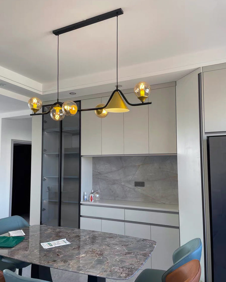 Modern Wave LED Chandelier - LM1071 - Lumora