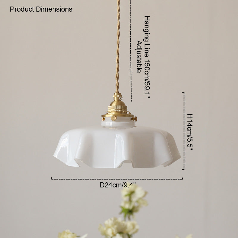 Vintage Glass Pendant Light - LM1106 - Lumora