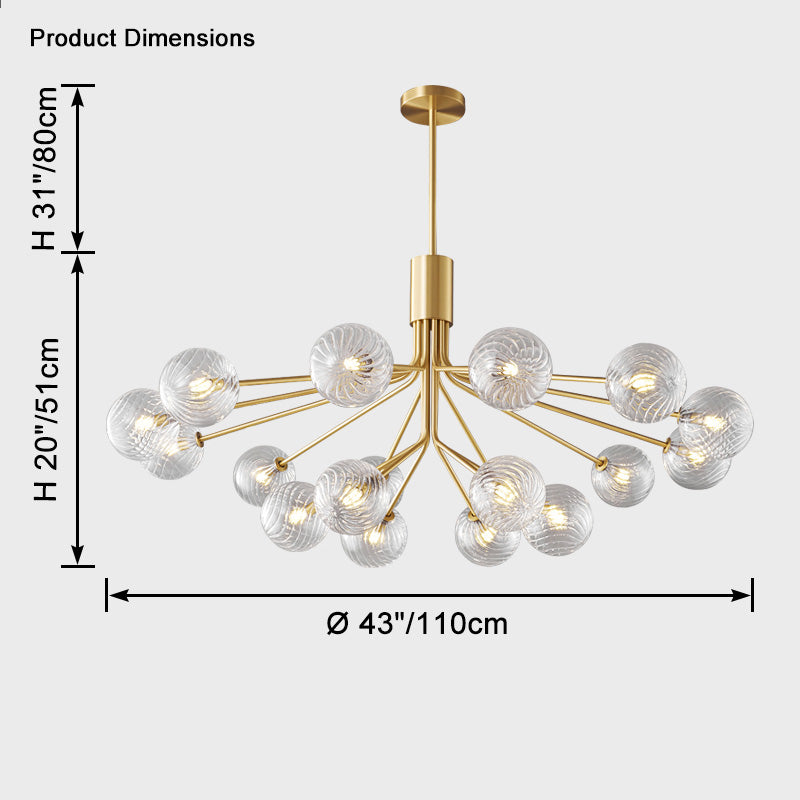 Opulent Globe Cluster - LM1100 - Lumora