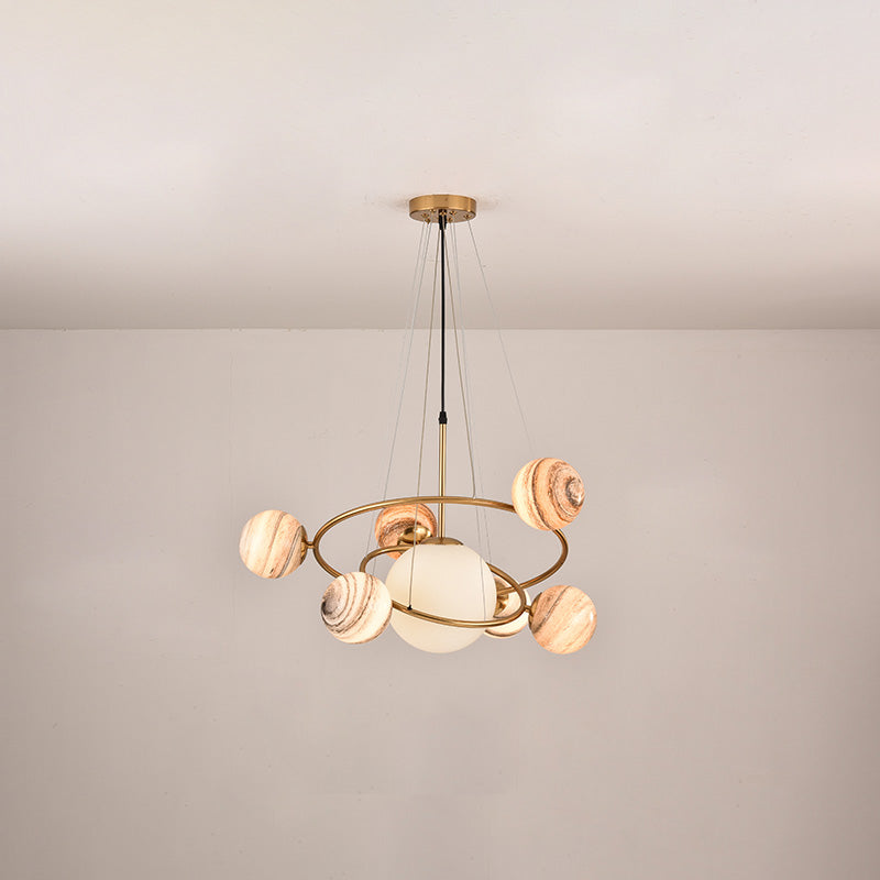 Lunaris Orbit Glass Chandelier - LM1099 - Lumora
