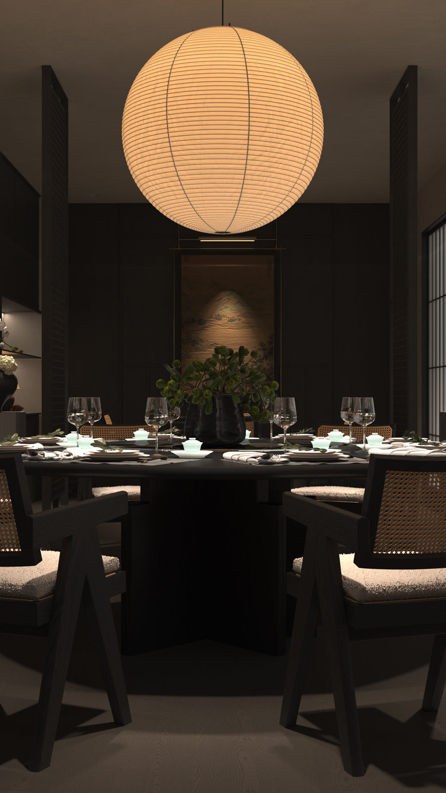 Akari Paper Pendant Lamp - LM1044 - Lumora