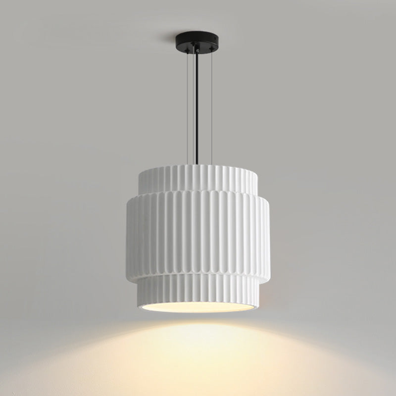 Modern Ribbed Resin Pendant Light - LM1105 - Lumora