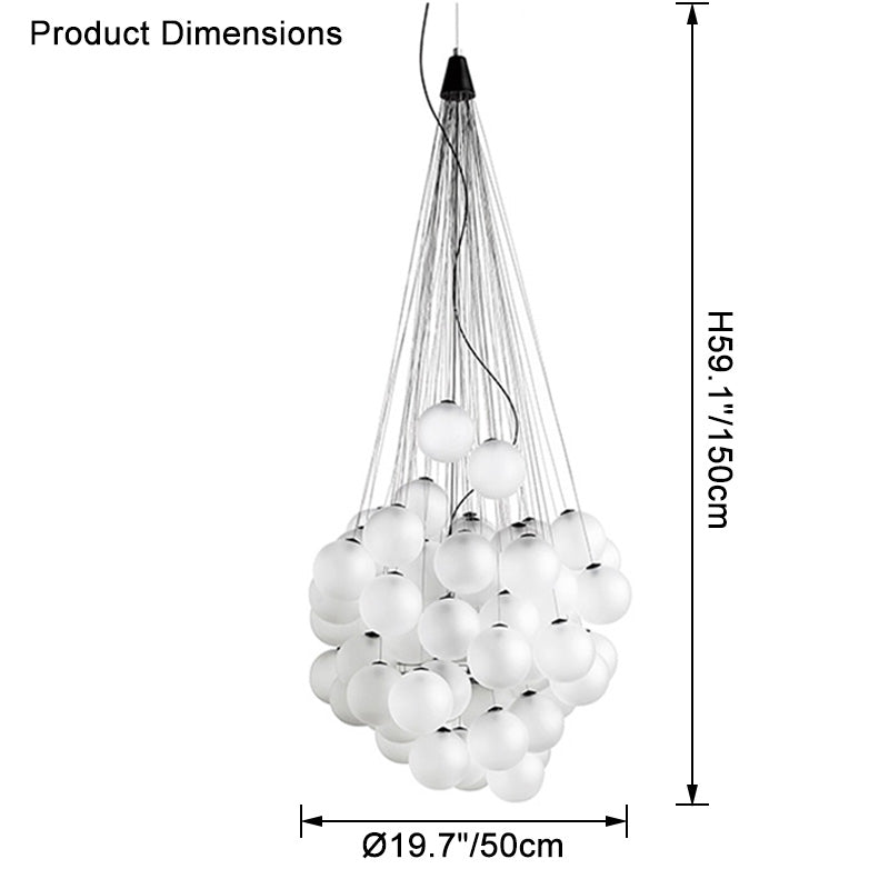 Aurora Sphere Cluster Chandelier - LM1103 - Lumora