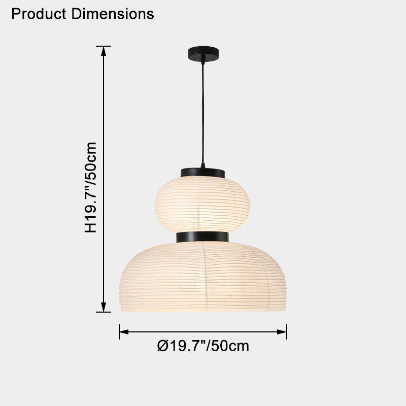 Kyoto White Paper Pendant Light - LM1102 - Lumora
