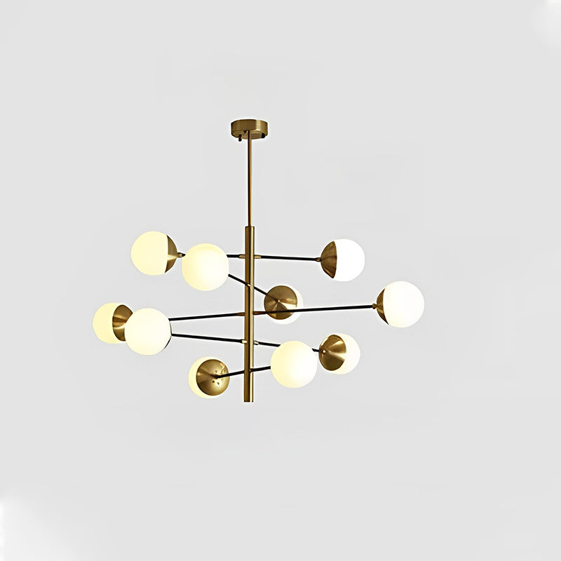 Aurora Sphere Luxe Gold Chandelier - LM1101 - Lumora