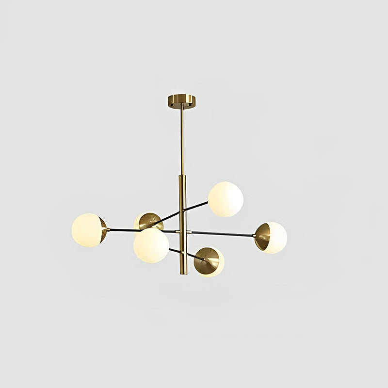 Aurora Sphere Luxe Gold Chandelier - LM1101 - Lumora