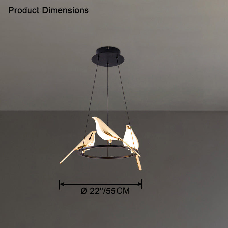 Bird Design LED Chandelier - LM1075 - Lumora