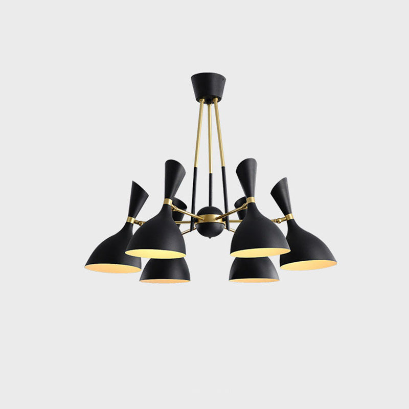 Modern Nordic Black & Gold Chandelier - LM1109 - Lumora