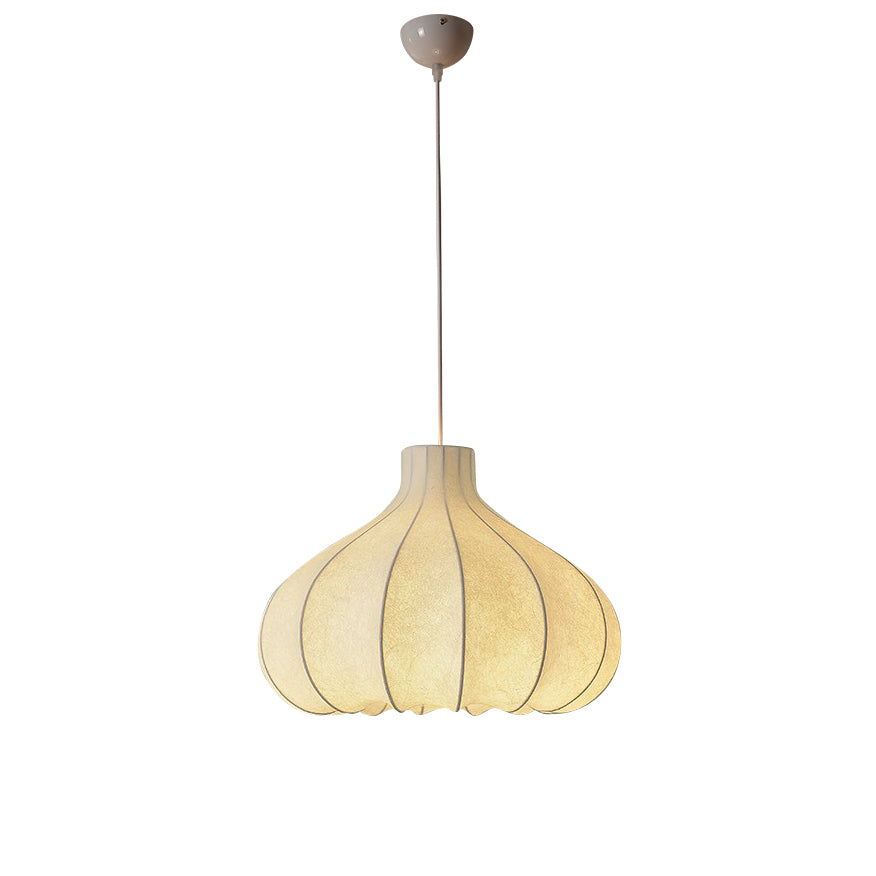 Japanese Wabi Sabi Silk Pendant Light - LM1110 - Lumora