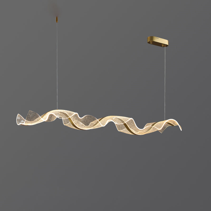 Gold LED Linear Chandelier - LM1116