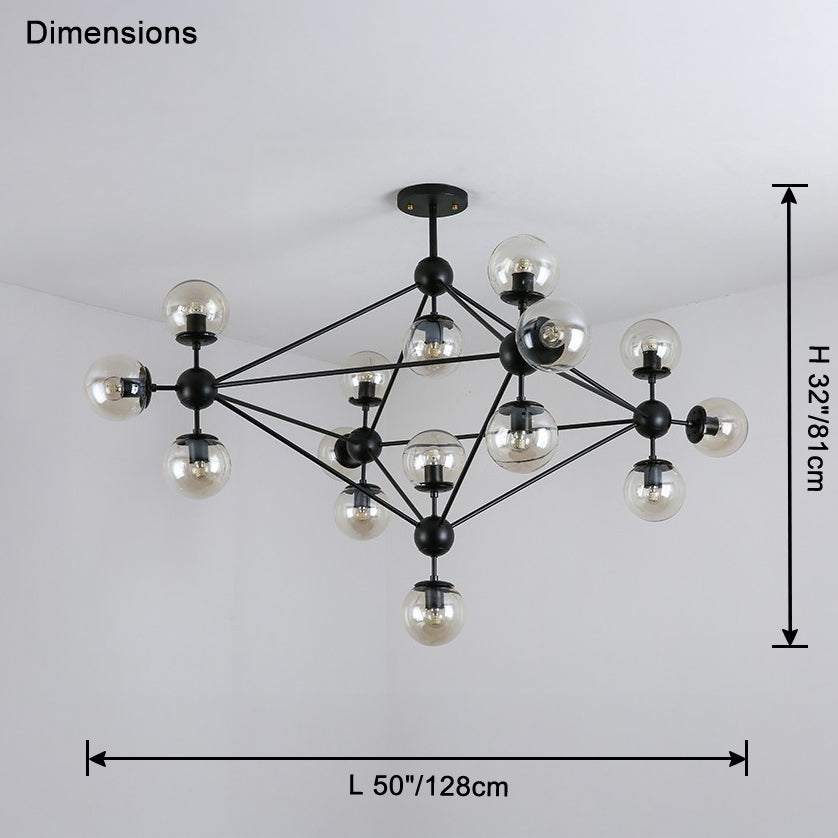 Sputnik Sphere Chandelier-LM1041 - Lumora